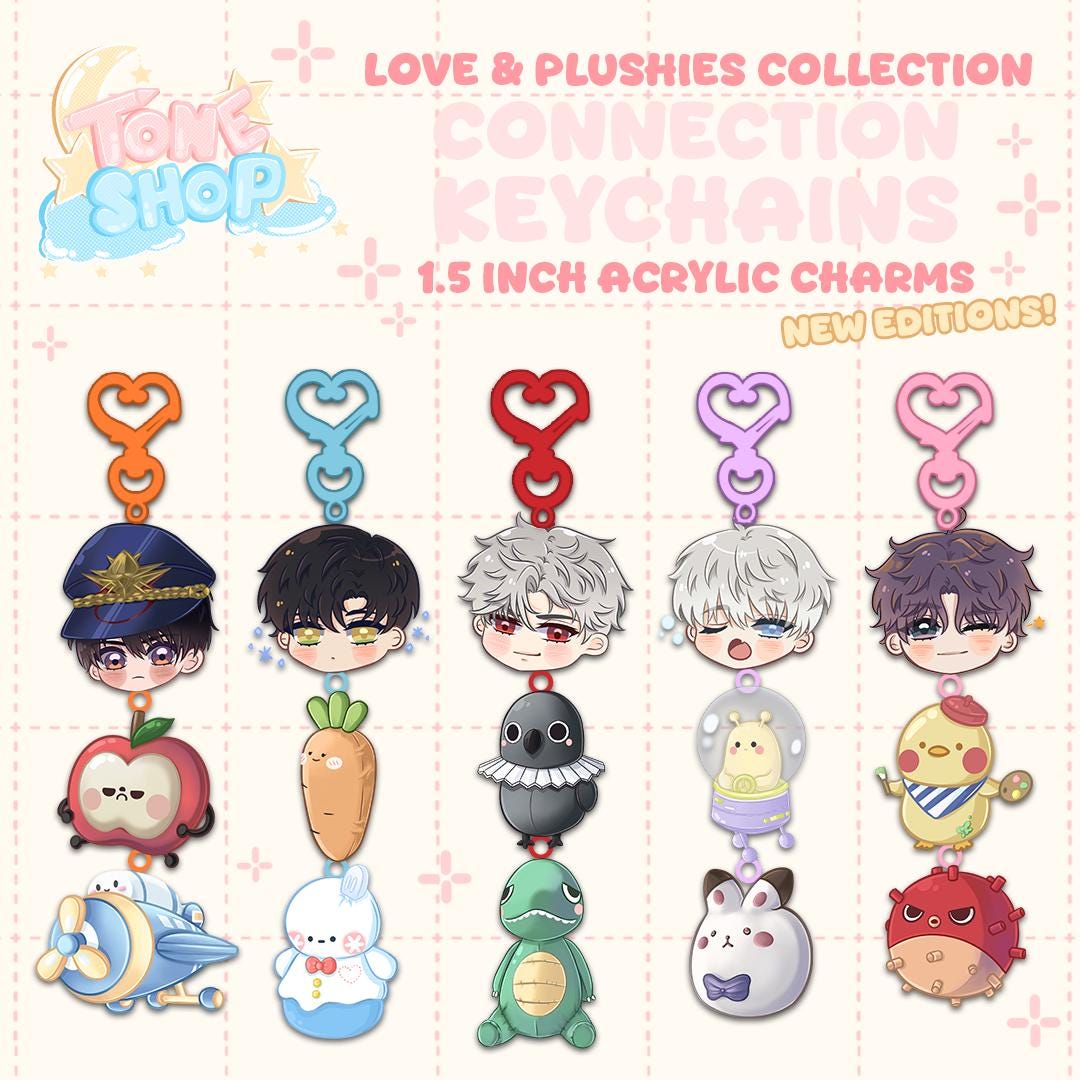 Love & Plushies Connection Keychains