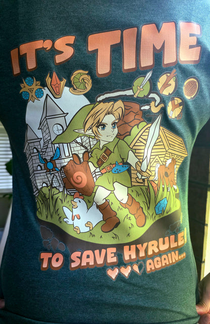 It's Time To Save Hyrule! ...Again Tees