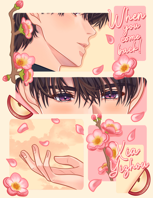 Caleb Asiatic Blossoms Print