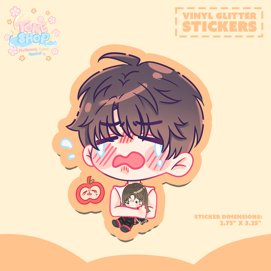 Weepy Caleb & Doll MC Sticker