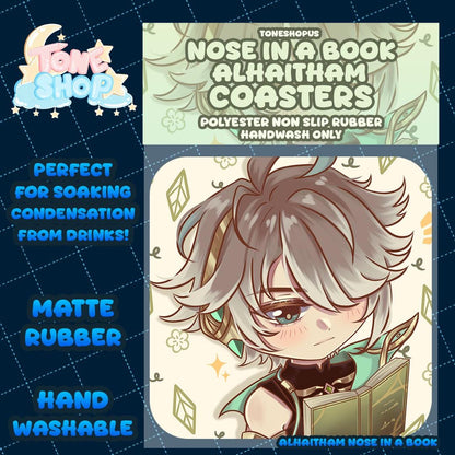 Hoyoverse Drink Coasters | Matte Rubber | Honkai Star Rail, Genshin Impact |
