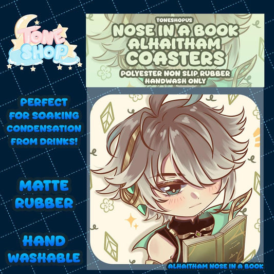 Hoyoverse Drink Coasters | Matte Rubber | Honkai Star Rail, Genshin Impact |