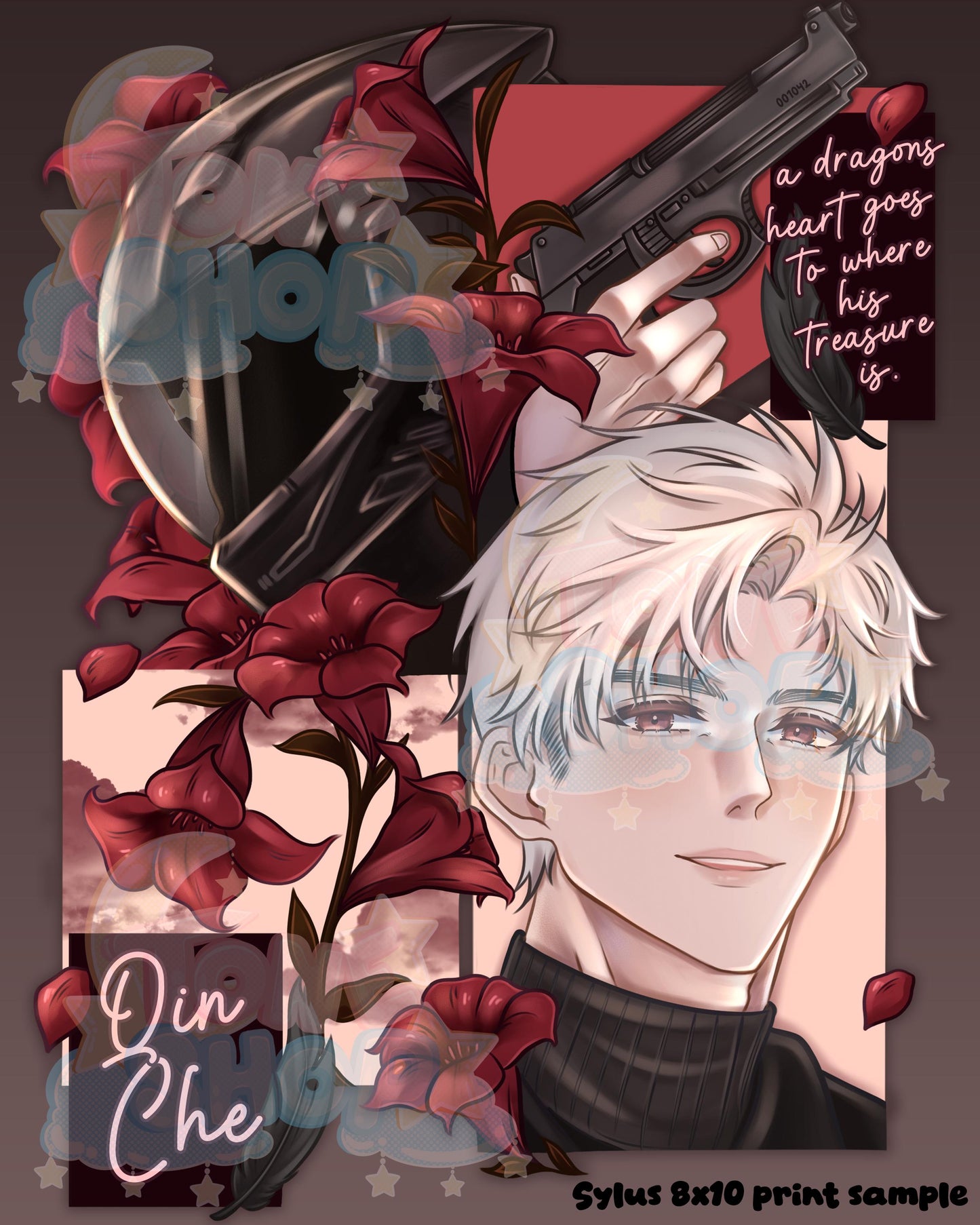 Sylus Abyssal Datura Hoodies | Floracomic Collection: A LADS Manga Inspired Series