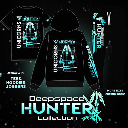 The Deepspace Hunter Collection | Love & Deepspace | Tees, Sweatshirts, Caps, Joggers |