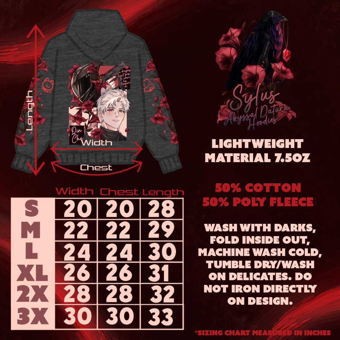 Sylus Abyssal Datura Hoodies | Floracomic Collection: A LADS Manga Inspired Series