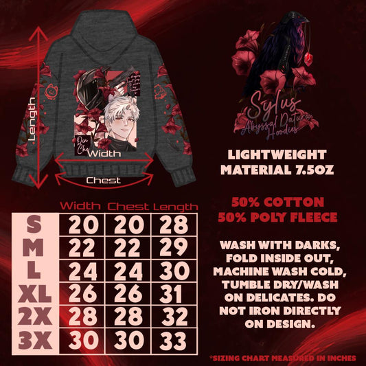 PREORDER Sylus Abyssal Datura Hoodies | Floracomic Collection: A LADS Manga Inspired Series