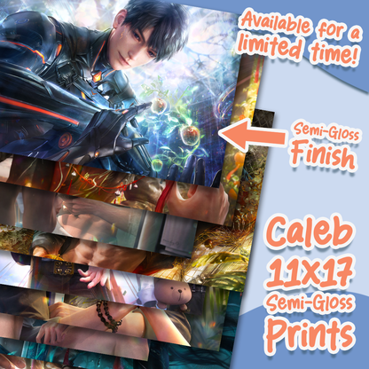 Caleb 11x17 Large Semi-Gloss Prints