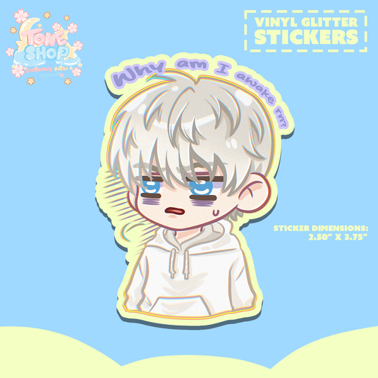 Why am I awake rn? Xavier Sticker